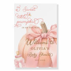 Petit Citrouille petit Baby shower Bow bienvenue