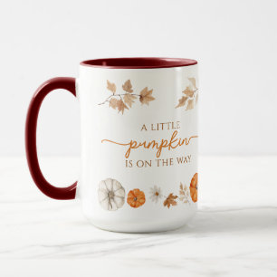 Petit Citrouille sur le chemin Baby shower Mug