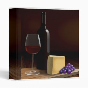 Petit classeur délicieux de recette de vin et de