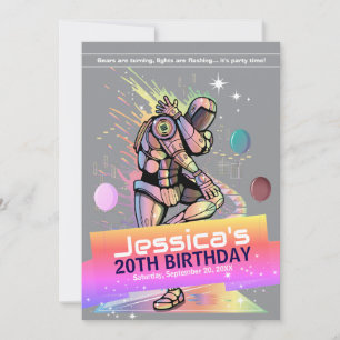 Petit Déjeuner Bot Anniversaire Fête Invitation