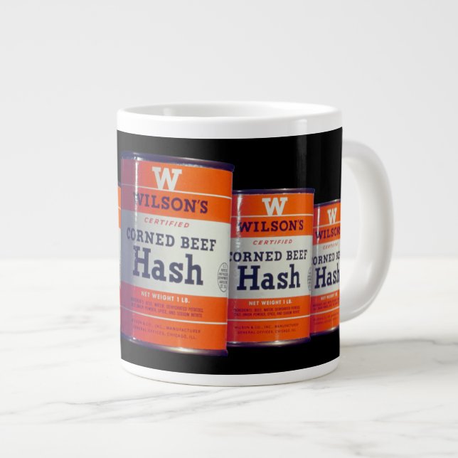 Petit déjeuner des années 1950 Hash dans une Mug p (Devant droit)