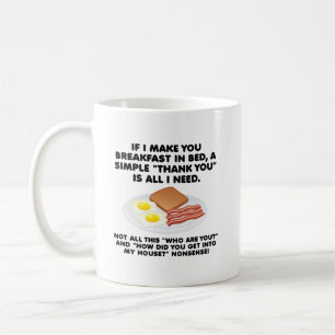 Petit déjeuner en Bed Funny Mug