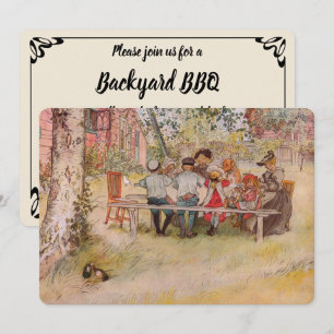 Petit déjeuner sous le grand bouleau Invitation à 