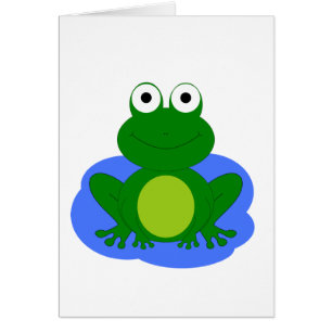 Petit étang génial de grenouille