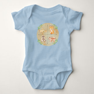 Petit explorateur Maman et bébé animaux Body bébé