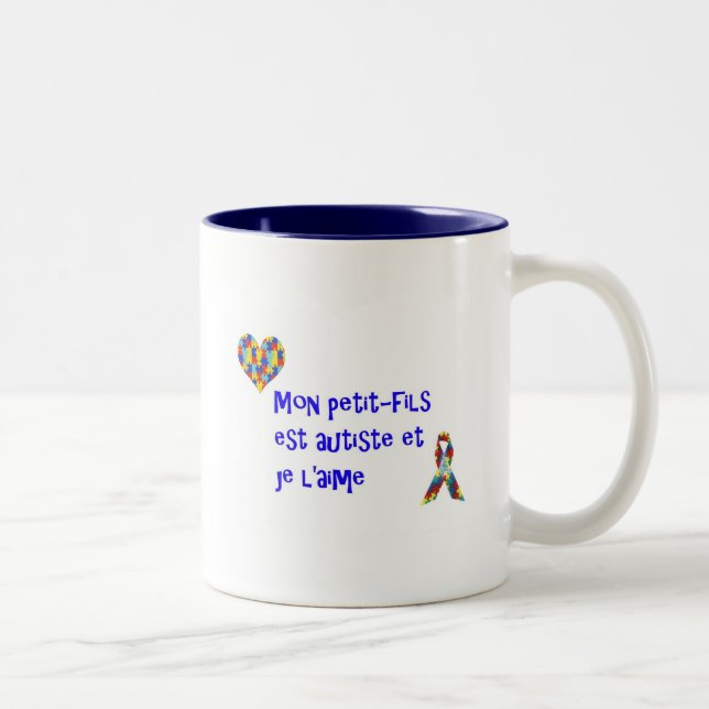 Petit-fils autiste d'est de Tasse lundi et l'aime (Droit)