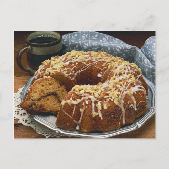 PETIT GÂTEAU AU CAFÉ BUNDT CARTE POSTALE (Devant)