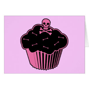 Petit gâteau rose de poison