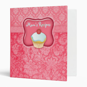 Petit gâteau rouge saumoné de classeur de photo de