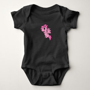 Petit haut bébé Pégase rose