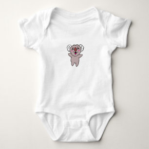 Petit haut de bébé koala heureux