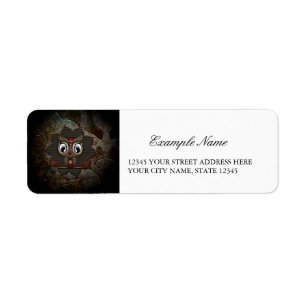 Petit hibou mignon de steampunk