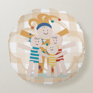 Petit King - Songs to Dream Round Pillow