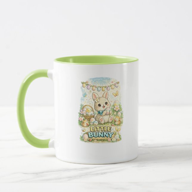 Petit Lapin Mug de Café de Pâques (Gauche)