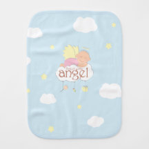 Petit linge de bébé doux de bleu d'ange