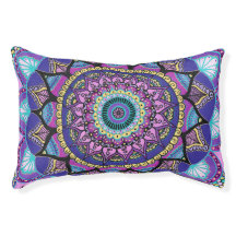 Petit lit de chien de mandala