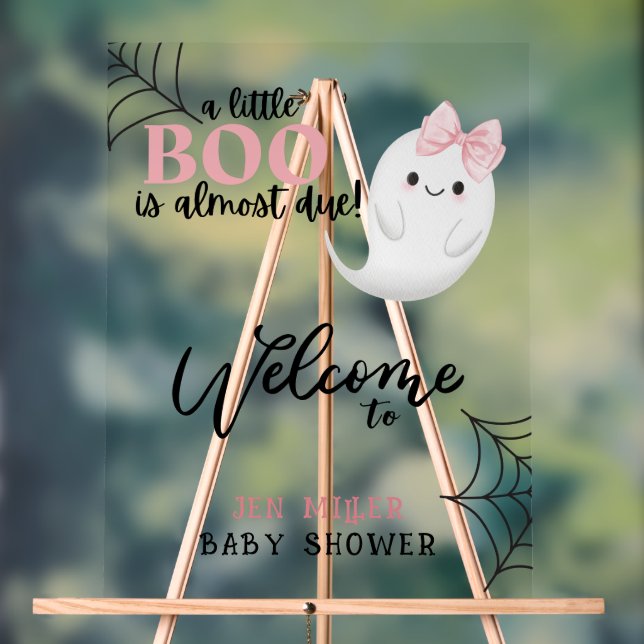 Petit livre d'Halloween Fantômes baby shower d'acc (Neutre)