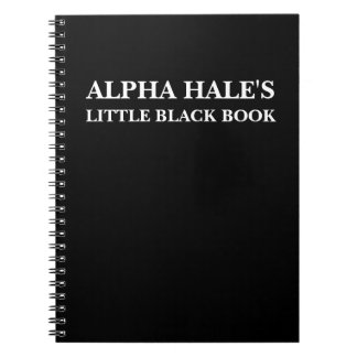 Petit livre noir d'Alpha Hale (personnalisable)