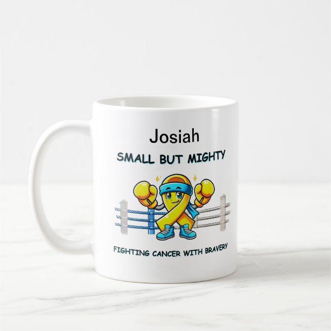 "Petit mais puissant - Mug de guerrier inspirant" (Gauche)