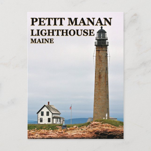 Petit Manan Lighthouse, Maine Postcard (Front)
