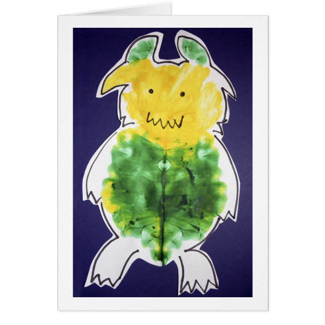 Petit monstre - conception de modèle de portrait (Devant)