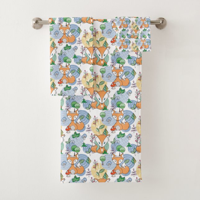 Petit motif mignon de Fox (En situation)