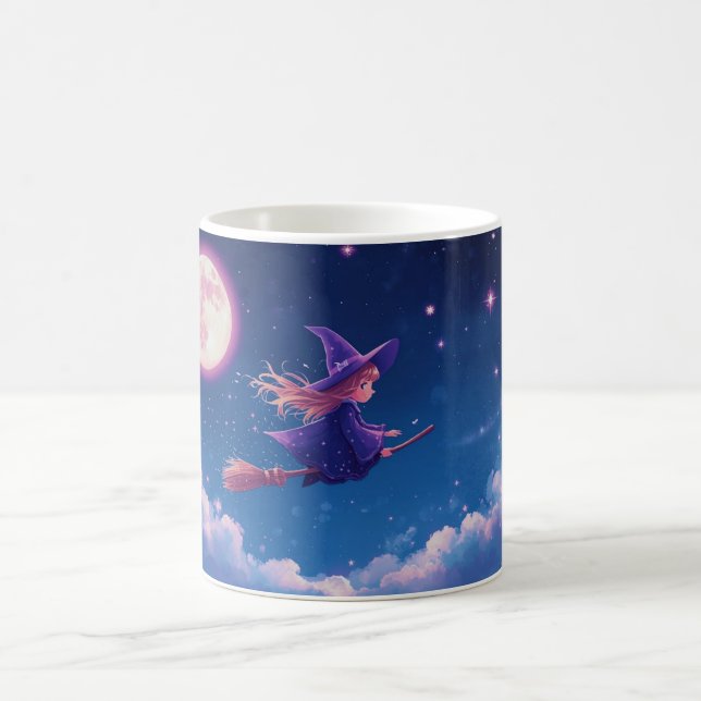 Petit Mug de Sorcière | Tasse à Café Ciel Nocturne (Centre)
