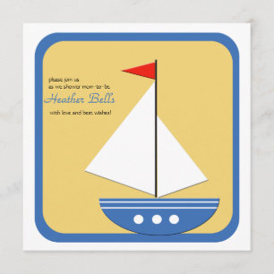 Petit navigateur - invitation de baby shower