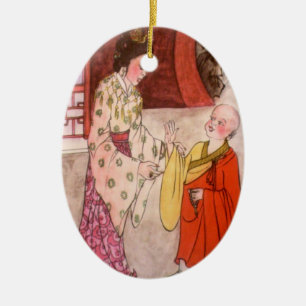 Petit ornement bouddhiste de moine