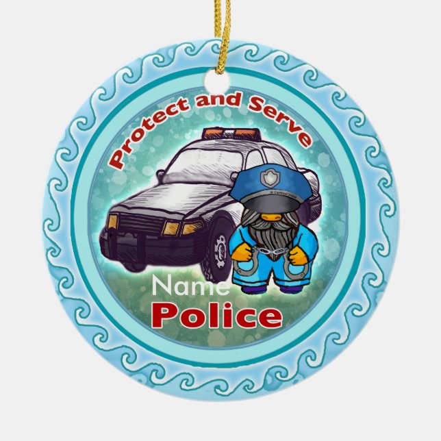 Petit ornement policier (Devant)