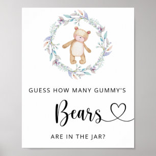 Petit ours devinez combien d'ours GUMMMY'S Poster