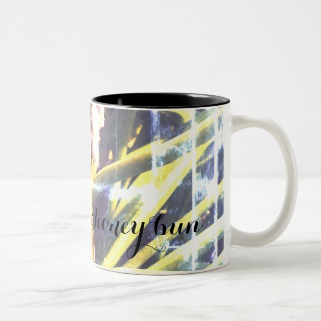 "Petit pain de miel bonjour " mignon de tasse (Droit)