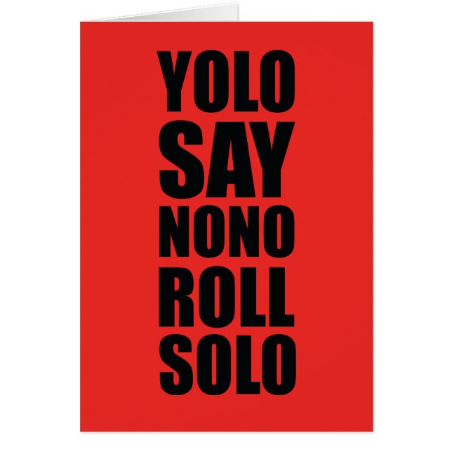 Petit pain de YOLO solo (Devant)