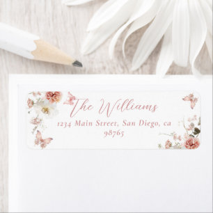 Petit Papillon rose Floral Baby Girl Douche