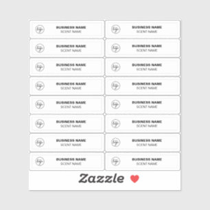 Petit parfum Échantillon Étiquettes 0,5 x 1,8