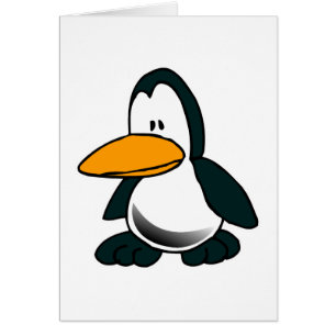 petit pingouin bête et triste