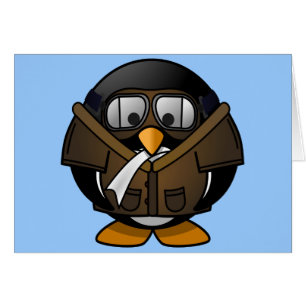 Petit pingouin pilote animated mignon