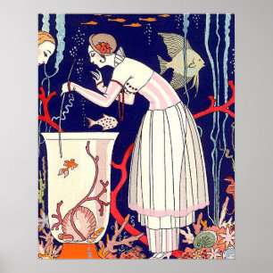 PETIT POISSON ÉTONNANT, MODE DE BEAUTÉ ART DÉCO