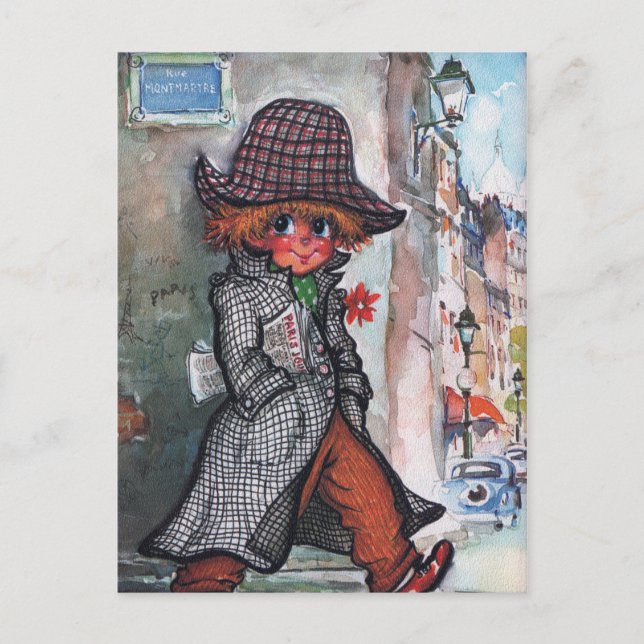 Petit Poulbot Montmartre Postcard (Front)