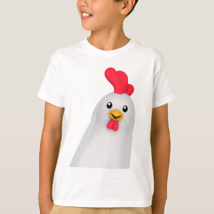 Petit poulet blanc / T-shirt coq