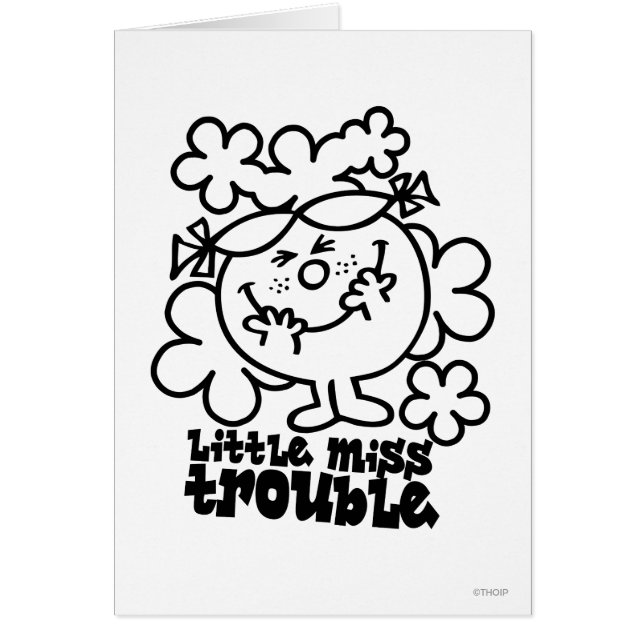 Petit problème de Miss | Noir et blanc (Devant)