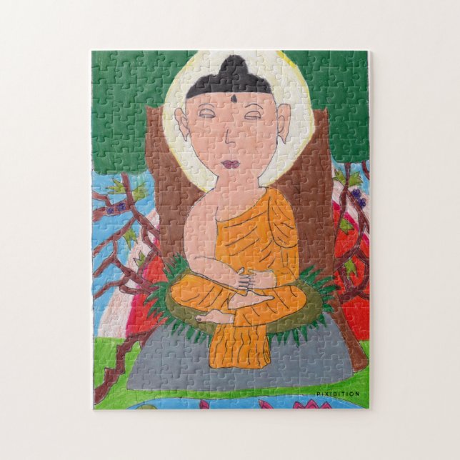 Petit puzzle de Bouddha (Vertical)