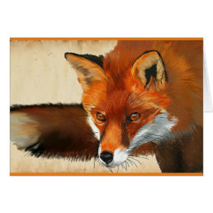 Petit renard rouge vide
