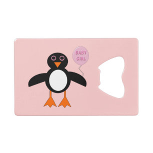 Petit Rose Bébé fille Penguin Bouteille personnali