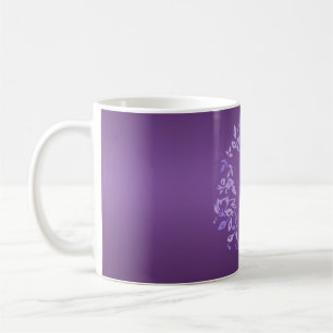 Petit Rose de violet électrique de Noël Thé Mug