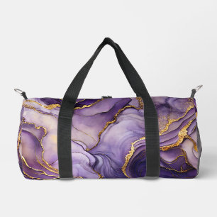 Petit sac à double marbré violet