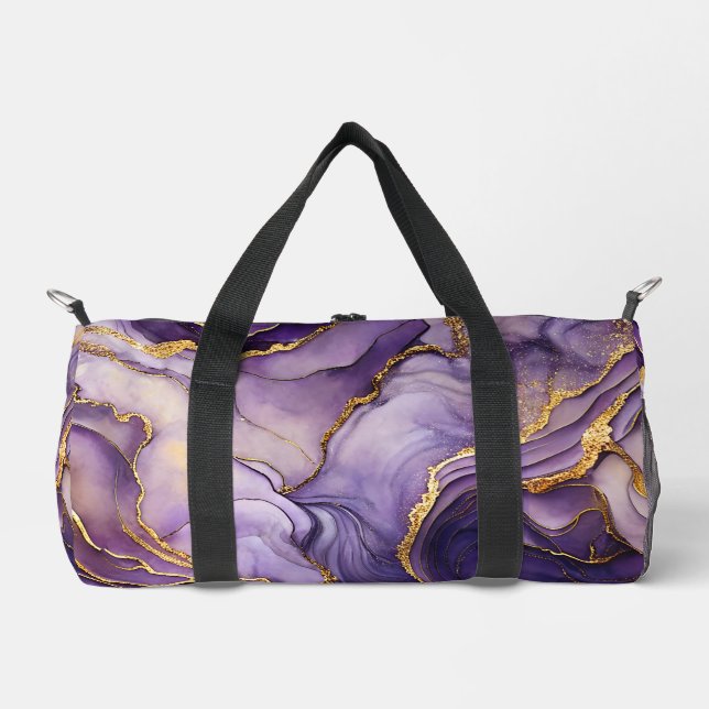 Petit sac à double marbré violet (Recto)
