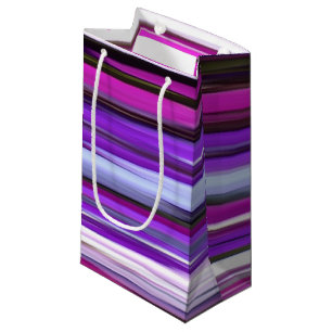Petit Sac Cadeau Abstrait #2 : Flou pourpre