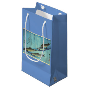 Petit Sac Cadeau Ai (truite) - Photos japonaises couleur Hiroshige