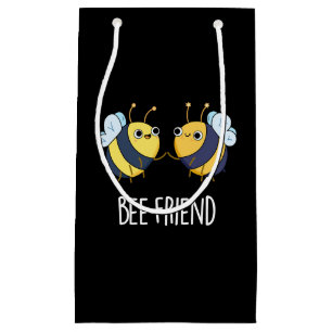 Petit Sac Cadeau Ami d'abeilles Funny Insect Bee Pun Dark BG